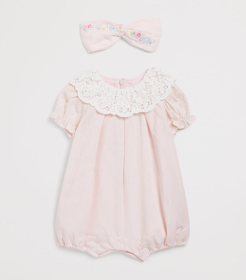Tartine et Chocolat linen embroidered headband (British brand)