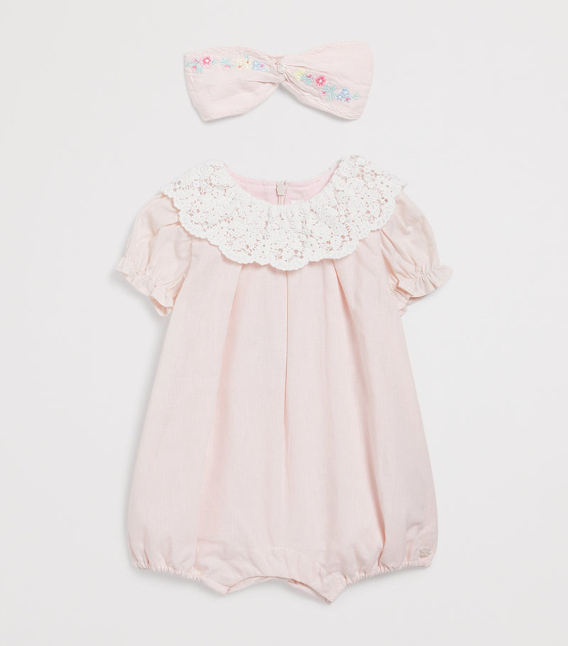 Tartine et Chocolat linen embroidered headband (British brand)
