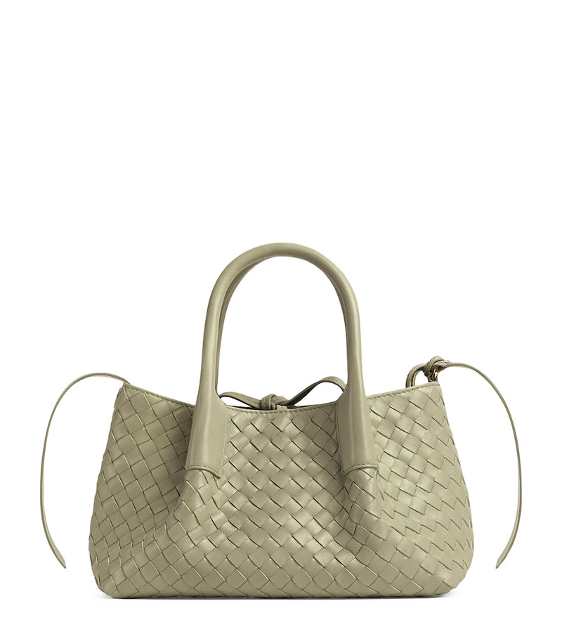 Bottega Veneta small Pinacoteca tote bag calfskin leather, imported from the UK
