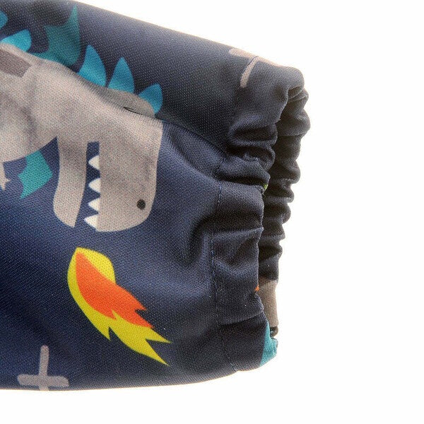 Ziggle Baby Coverall Feeding Bib Blue Dragon Kingdom (British brand)