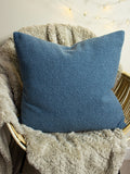 furn. teddy borg fleece cushion wedgewood blue - British product