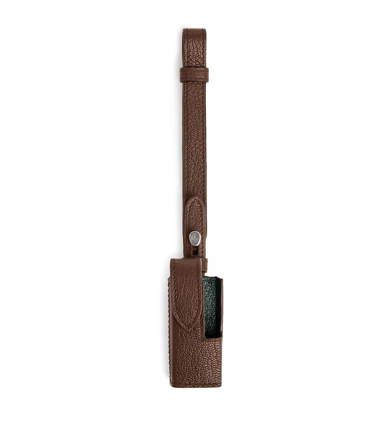 Dunhill leather Rollagas lighter holder - British product