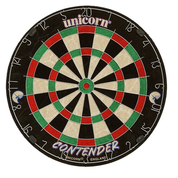 Unicorn Contender dartboard 48cm, imported from the UK
