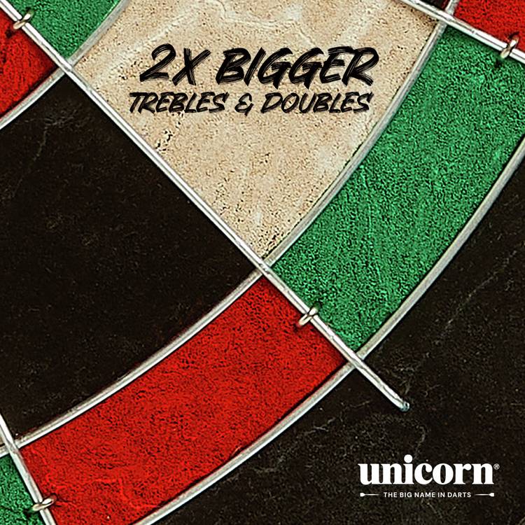Unicorn Contender dartboard 48cm, imported from the UK