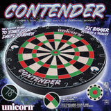 Unicorn Contender dartboard 48cm, imported from the UK