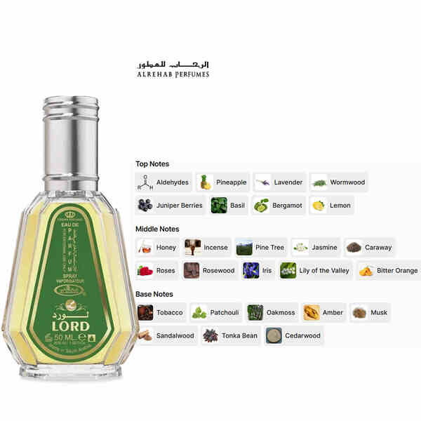 Al-Rehab Lord EDP perfume 50ml, UK version