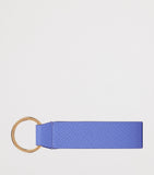 Smythson Panama keyring in calfskin leather (British brand)