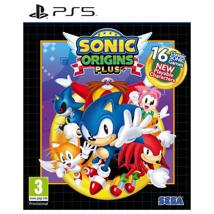Sonic Origins Plus game for PS5 (British brand)