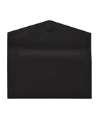 Saint Laurent Uptown leather clutch bag with YSL monogram, UK version