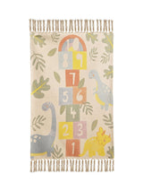 Next Widdop Beige Dinosaur Hopscotch Rug- Buy online at McGrocer