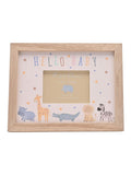 Widdop baby photo frame Animal Parade Hello Baby - British product