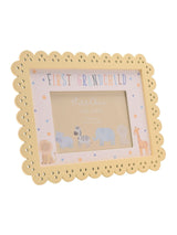 Next Widdop White Scallop Photo Frame 6x4 inch Yellow First Granchild- Buy online at McGrocer