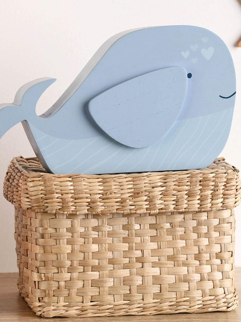 Widdop Blue Whale money box gift set, UK version