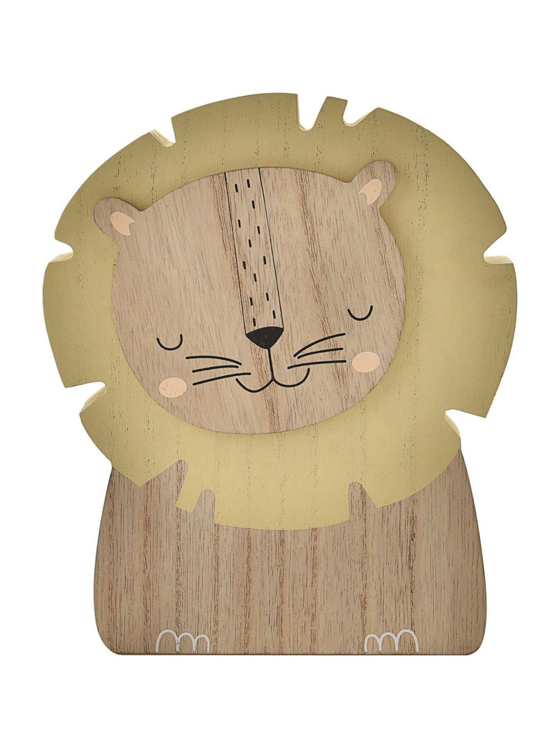 Widdop Brown lion shaped money box 20cm, UK version