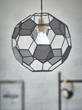 Monochrome football ceiling light shade (British brand)