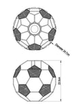 Monochrome football ceiling light shade (British brand)