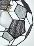 Monochrome football ceiling light shade (British brand)