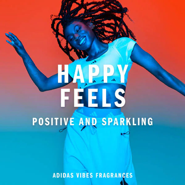 adidas Vibes Happy Feels perfume 100ml - British product