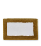 Deep Pile Egyptian Cotton Bath Mat with Gold Lurex Trim 60cm x 100cm