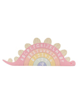 Next Widdop Pink Dinosaur Letters & Numbers Decorative Wall Plaque 37 cm x 14 cm- Buy online at McGrocer