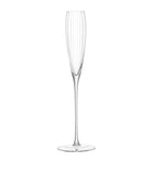 LSA International Aurelia flute glasses set of 2, 165ml capacity, UK version