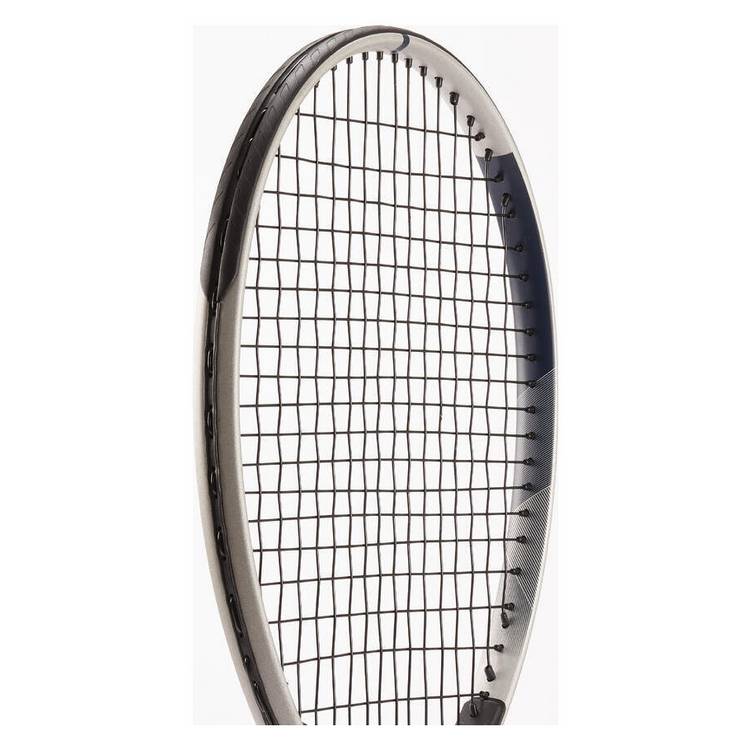 Decathlon adult tennis racket grey blue aluminium frame, UK version