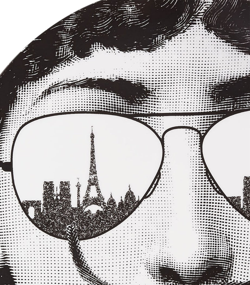 Fornasetti Tema e Variazioni wall plate No. 373 26cm ceramic, UK version