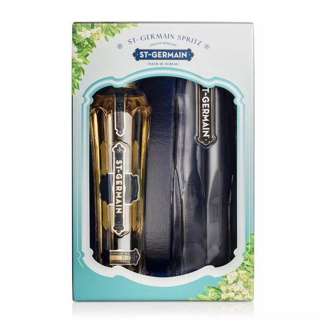 St Germain Elderflower Liqueur Glass Pack   50cl GOODS M&S