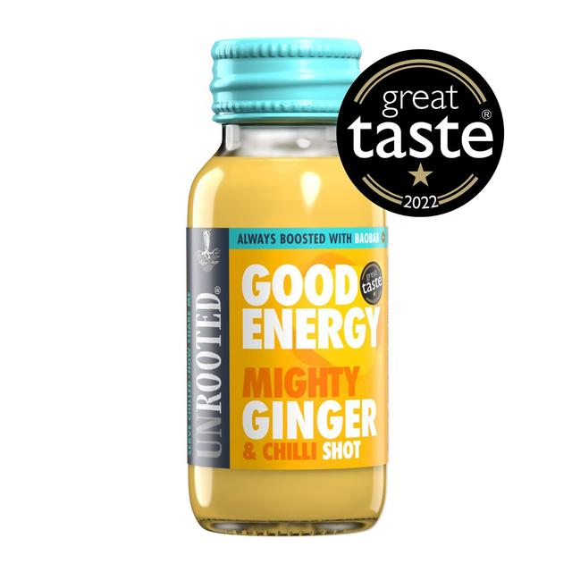 Unrooted Good Energy Mighty Ginger & Chilli Shot 60ml GOODS M&S