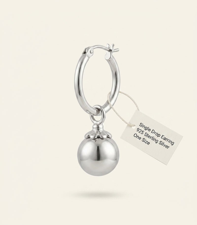 Vivienne Westwood Pauliana single hoop earring (British brand)
