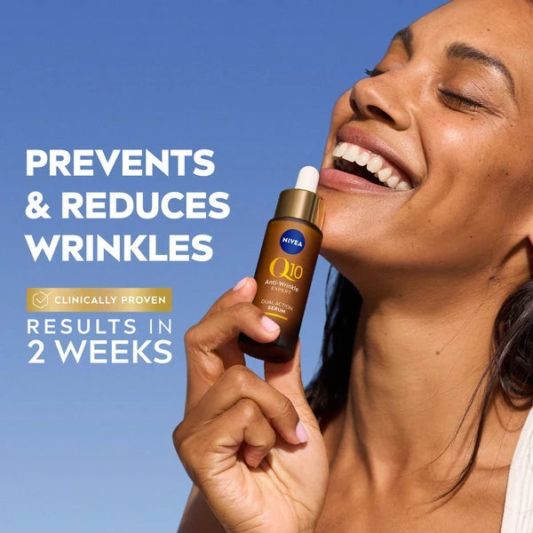 NIVEA Q10 Anti-Wrinkle Serum Face Serum 30ml, imported from the UK