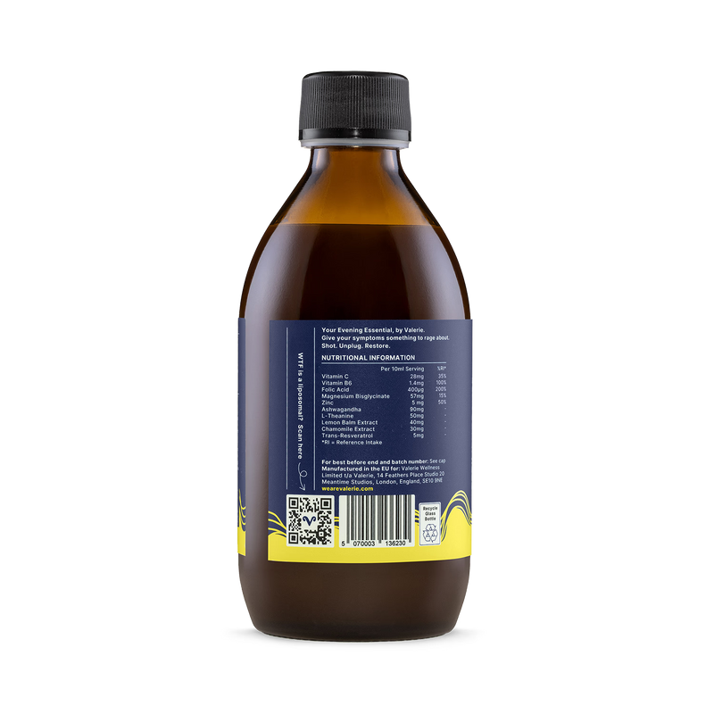 Valerie Evening Essential Shots perimenopause 300ml (British brand)