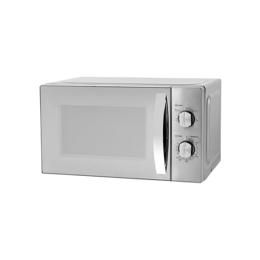 George Home 700W Manual Microwave - Stainless Steel - McGrocer