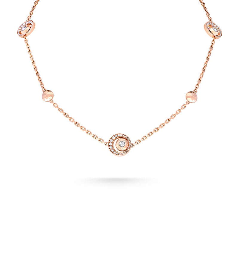 David Morris rose gold chain necklace (British brand)
