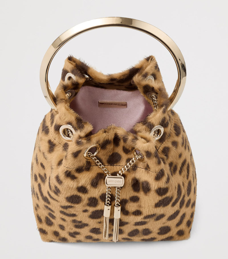 Jimmy Choo Leopard Bon Bon bag, British product