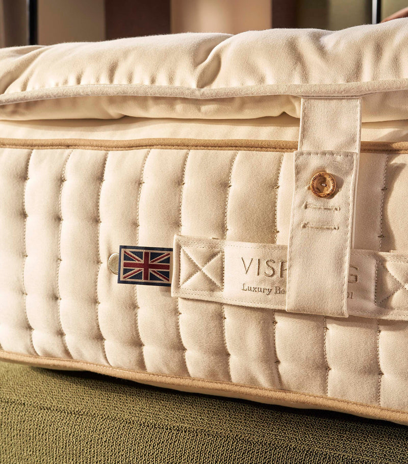 Vispring Opulence mattress topper 150cm x 200cm (British brand)