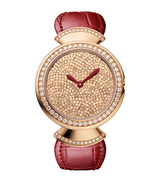 Harrods Bvlgari Rose Gold and Diamond Divas' Dream Watch 33mm- Buy online at McGrocer