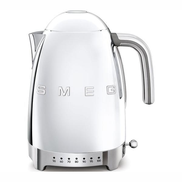 Smeg KLF04 kettle silver 1.7L, imported from the UK