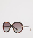 Chloé acetate rectangle sunglasses, imported from the UK