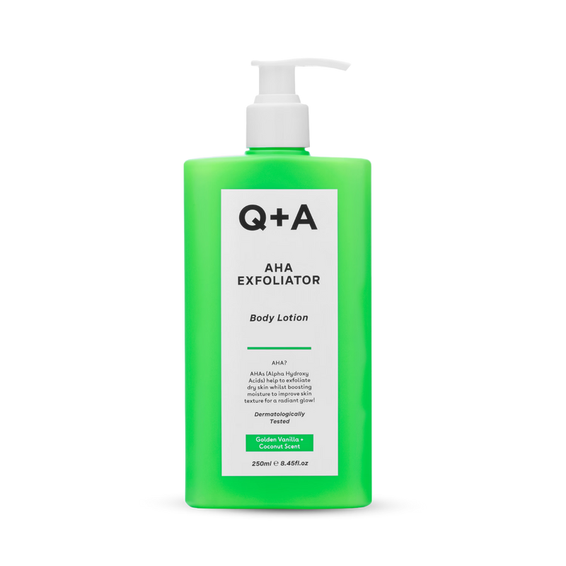 Q+A AHA Exfoliating Lotion 250ml (British brand)
