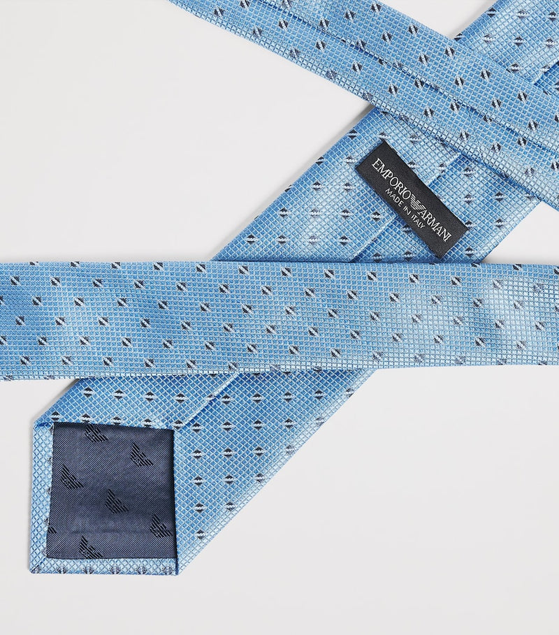 Emporio Armani silk jacquard tie 7.5cm - British product