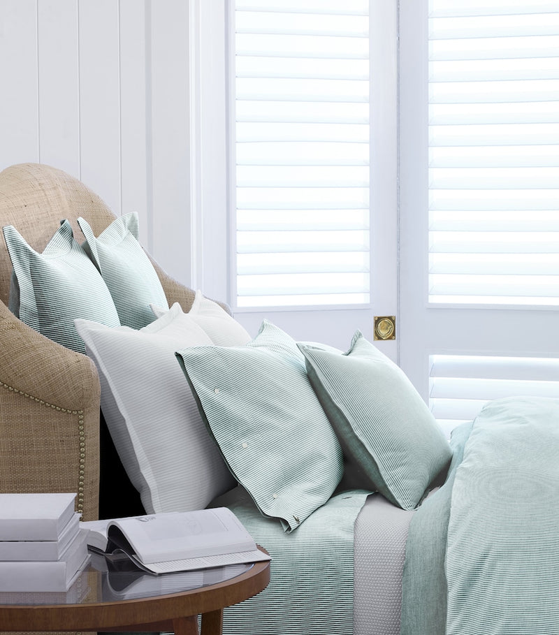Ralph Lauren Oxford Evergreen single fitted sheet 90cm x 200cm, imported from the UK