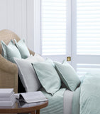 Ralph Lauren Oxford Evergreen single fitted sheet 90cm x 200cm, imported from the UK