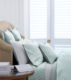 Ralph Lauren Oxford Evergreen single fitted sheet 90cm x 200cm, imported from the UK
