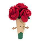 Jellycat Rose Bouquet soft toy 30cm, UK version