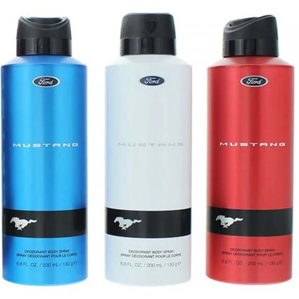 Mustang Deo Trio gift set 200ml deodorant spray - British product