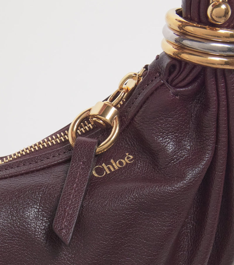 Chloé banana top handle bag grained leather - UK version