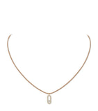 Messika gold diamond necklace 0.09ct, UK version