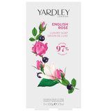 Superdrug Yardley English Rose Moisturising Soap Bar 3x100g- Buy online at McGrocer