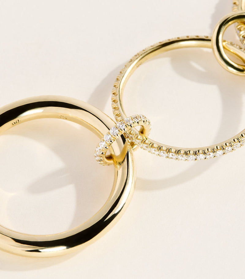 Spinelli Kilcollin yellow gold diamond Aquarius ring, UK version